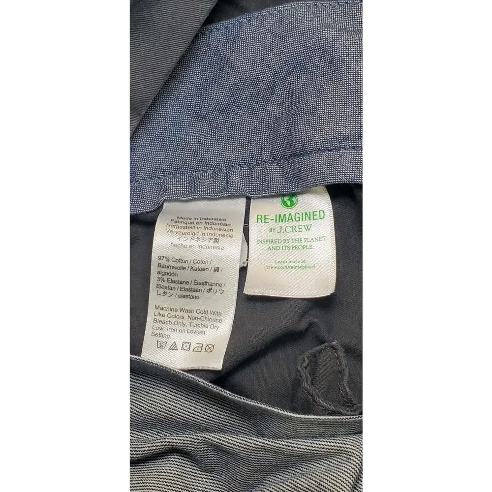J.Crew Pants Mens Sz 32x32 Stretch 484 Chino Slim Fit Stretch Gray Casual C27-51